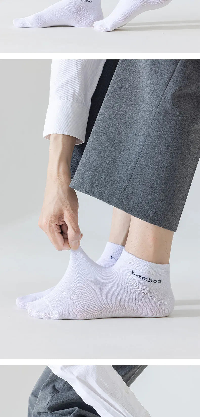 5/10/15/20 Pairs Bamboo Fiber Ankle Socks Men‘s And Women Soft and breathable Boat Socks Men Gifts Spring Summer Short Socks