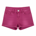Kids Denim Shorts – Girls (Sizes 6–11) Low Rise