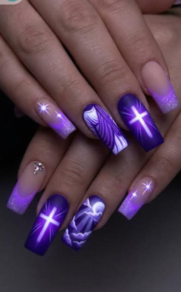 Faith based press on nails