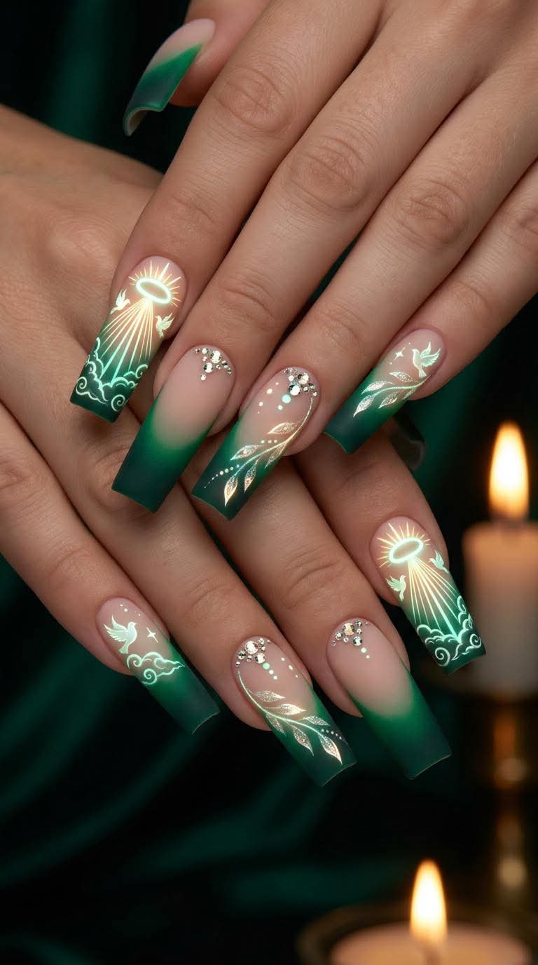 Faith based press on nails
